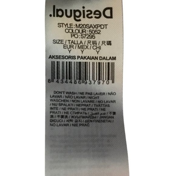 Desigual Stamped Floral Print Tote Bag DM13 - Picture 7 of 8